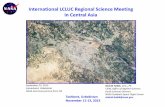 International LCLUC Regional Science Meeting in …lcluc.umd.edu/sites/default/files/lcluc_documents/Shahid...Ku nhi kri shnan T heng umthara ± SSA I /N A SA G SFC Maura T okay- SSA
