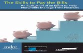 The Skills to Pay the Bills - Wallace Foundation Skills to Pay the Bills ... received the customized learning model, albeit more ... The theory is that if organizational leaders spend