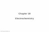 Chapter 18 Electrochemistry - HJohnsonscience18+Notes...© 2014 Pearson Education, Inc. Half-Reactions • We generally split the redox reaction into two separate half-reactions—a