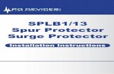 SPLB1/13 Spur Protector Surge Protector - RS Components ...docs-europe.electrocomponents.com/webdocs/0078/0900766b80078d0… · Spur Protector Surge Protector ... Thermal fuses F2
