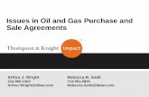 Issues in Oil and Gas Purchase and Sale Agreements3j6g5h1ufrxy3coj463pn7uw-wpengine.netdna-ssl.com/wp-content/...Issues in Oil and Gas Purchase and Sale Agreements Arthur J. Wright