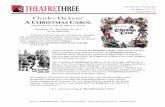 Charles Dickens’ A CHRISTMAS CAROL - theatrethree.com · Charles Dickens’ A CHRISTMAS CAROL adapted for the stage by Jeffrey E. Sanzel November 15 – December 30, 2017 ... Bleak