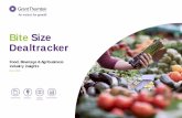 Bite Size Dealtracker - grantthornton.com.au · shifting towards Australia’s fibre and organic agribusiness, ... South Korea beer ... reduced to 12.8% and is expected to reduce
