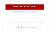 Environmental Scan on Optimal Healing Environments Library/Our Research/OHE/AJN...environmental scan we wanted to focus on significant efforts that met the following criteria: ...