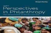 volume 13 Perspectives in Philanthropy - Morgan Stanley SHELLEY O’CONNOR PERSPECTIvES IN philanthropy I am very pleased to bring you the latest edition of Perspectives in Philanthropy,