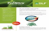 Benefits of ProNitro® The new nitrogen seed coating new nitrogen seed coating For significantly stronger & faster establishment ProNitro® combines high quality grass seed with nitrogen