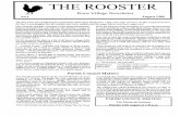 ROOSTER 1 AUGUST 1985 - Home - Roos Parish Council Rooster/1985/ROOSTER … · Topics raised included the Village ... a result of this survey of ... Appraisal are invited to an open