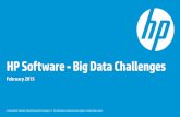 HP Software - Big Data Challenges - Minoc Media Servicesdownload.minoc.com/2014/49/robertpearson-hpsoftware.pdf · HP Software - Big Data ... Sage SugarCRM Volusion Zoho Adobe Avid