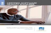 CSQE QUALITY ENGINEER CERTIFIED SOFTWARE …asq.org/cert/resource/pdf/certification/inserts/CSQE...4 Certified Software Quality Engineer Education and/or Experience Work experience
