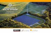 COMMUNITY SOLAR BASICS - irecusa.org · COMMUNITY SOLAR BASICS 2 ... rules, and/or tariff? ... Maryland recently launched a shared solar pilot program that relies on VNM. However,
