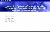 Managing Software Components with Teamcenter … Software Components with Teamcenter Enterprise and UML-based ... · Architecture · Behavior ... · DoDAF · An architectural ...