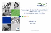 Alvarion WiMAX Demo Presentation for all Gob 300309.ppt ... · Alvarion’s inability to capture market share in the ex pected growth of the WIMAX market as anticipated, due to, among