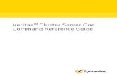 Veritas™ Cluster Server One Command Reference Guide version: 5.0 Service Pack 2 Documentation version: 5.0.SP2.0 Legal Notice ... Chapter 1 Veritas Cluster Server One commands overview