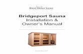 Installation & Assembly_Bridgeport Sauna ( .pdf ) · Wall Sec on A Upper Long Bench Wall Sec on B Back rest with pre ... begin assembly. Assemble floor riser 2. Position the WALL