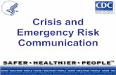 Crisis and Emergency Risk Communication - WV DHHR · • Setup for Case Study DAY TWO ... • Crisis and emergency risk communication ... Microsoft PowerPoint - Overview.ppt Author: