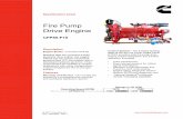 Fire Pump Drive Engine - Cummins Power Generation · Fire Pump Drive Engine CFP50-F10 Specification sheet ... Cummins Filtration AH19076 Oil Pressure Range at Rated 50-70 PSI (345-483