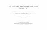 The ESAP User Manual and Tutorial Guide Version 1 ESAP User Manual and Tutorial Guide Version 1 .O Scott M. Lesch, James D. Rhoades, David J. Strauss, Kennith Lin, and Mark Allan A.