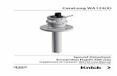 Sonderdatenblatt KNE WA154 - knick-international.com · CeraLong WA154(X) Special Datasheet Immersion Depth 300 mm Supplement to Ceramat® WA150 User Manual WA154-N0AHH11300HD11000