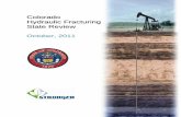 Colorado Hydraulic Fracturing State Review - STRONGER · Colorado Hydraulic Fracturing State Review ... percentage of surface casing depths determined on the basis of ... where casing