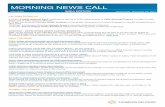 MORNING NEWS CALL - Reutersshare.thomsonreuters.com/assets/newsletters/Indiamorning/MNC_IN... · demand picking up modestly as the effects from a shock ban on high-value currency