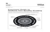 Tire Quality Grading - Safercar HS 811 791 July 2013. Consumer Guide to. Uniform Tire Quality Grading. Comparative grade designations for treadwear, traction and temperature for all