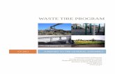WASTE TIRE PROGRAM - Division of Waste Managementwaste.ky.gov/Waste Tire Program Report/Waste Tire Program Report...waste tire program, to include any waste tire amnesty program established
