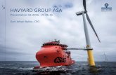 HAVYARD GROUP ASA in other current receivables/liabilities -16 311 44 763 1 369 Net cash flow from/(to) operating activities 11 468 -4 481 4 680 CASH FLOW FROM INVESTMENTS Investment