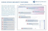Check Stock Security Features - Wellspring Software installing the software. CHECK STOCK SECURITY FEATURES ... When a financial ... printed on the back of the check and verifies the