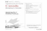 Immigration Canada IMMIGRATION Canada - Liaison … · Immigration Canada This application is made available free by ... a permanent resident of Canada or a family member of a foreign