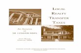 Local Realty Transfer Taxes - TN.gov Local Realty Transfer Taxes action on this issue will need to consider both the continuing fiscal pressures facing local governments in Tennessee,