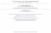 Culture & Psychology - student.cc.uoc.gršΨΒ364/Emotion... · Discursive psychology applies the theory and methods of discourse analysis to ... Discourse I want now to introduce
