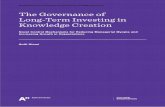The Governance of Long-Term Investing in …lib.tkk.fi/Diss/2013/isbn9789526053561/isbn9789526053561.pdfThe Governance of Long-Term Investing in Knowledge ... The governance of long-term