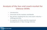 Analysis of the bus and coach market for Chinese OEMs of the bus and coach market for Chinese OEMs •Introduction •Overview of the markets worldwide •Key drivers shaping the bus