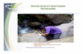 WATER QUALITY MONITORING PROGRAMME - United …sustainabledevelopment.un.org/content/documents/3572Water Quality... · WATER QUALITY MONITORING PROGRAMME National ... • Outline