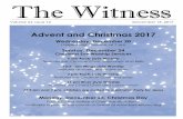 Advent and Christmas 2017 - Bothell UMC The Witness December, 2017 Volume 64, Issue 12 December 15, 2017 Advent and Christmas 2017 Wednesday, December 20