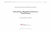 Analog Applications Journal - Texas Instruments ·  · 2011-11-21High-Performance Analog Products 4Q 2011 Analog Applications Journal ... (Data Transmission) ... because of added