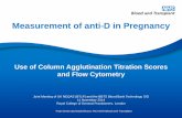 Measurement of anti-D in Pregnancy - UK NEQAS … of anti-D in Pregnancy Use of Column Agglutination Titration Scores and Flow Cytometry Joint Meeting of UK NEQAS (BTLP) and the BBTS