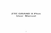 ZTE GRAND X Plus English User Manual - ZTE Canada … GRAND … ·  · 2015-10-21technology is incorporated under license from SRS Labs, Inc. ... Sharing Your Mobile Data Connection