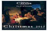 Christmas - St. Cecilia Parish · Christmas carols quickly spread to Germany, ... guitar, the congregation ... the song’s popularity dates from a performance of Adeste Fideles at