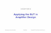 Applying the BJT in Amplifier Design - U of S Engineeringengr 6 BJT...Title Microsoft PowerPoint - Chapter 6 BJT_2 Author anv252 Created Date 11/6/2012 1:42:47 PM