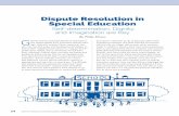 Dispute Resolution in Special Education · Dispute Resolution in ... interests; conflict resolution practices that may be ... resolving differences when informal talk has failed,