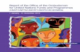 Report of the Office of the Ombudsman for United Nations ... · Report of the Office of the Ombudsman for United Nations Funds and ... United Nations Funds and Programmes ... Mediation