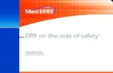 INTRODUCTION - Med-ERRS collaborative effort example is Phyve, ... The Focused FMEA might be used by pharmaceutical companies wishing ... power plant operations, ...