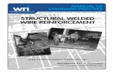 STRUCTURAL WELDED WIRE REINFORCEMENT - …€¦ ·  · 2009-04-10Structural Welded Wire Reinforcement ... the prefix “M” is added.MW describes metric plain wire and MD metric