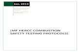 MF HERCC COMBUSTION SAFETY TESTING … ·  · 2015-01-232.1 BPI COMBUSTION SAFETY TEST ACTION LEVELS ... (CAZ) that are required to be tested. ... Procedure for Vented Appliances