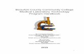 Beaufort County Community College Medical …reporting.beaufortccc.edu/Repository/Handbooks_Manuals/M...1 Beaufort County Community College Medical Laboratory Technology Program Handbook