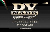 DV LITTLE JAZZ DV 12 JAZZ · Thank you for choosing the DV Little Jazz / DV 12 Jazz combo. ... standard for jazz guitarists and everyone in need of a small, ultra-compact, very-portable