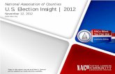 National Association of Counties U.S. Election Insight | 2012 NACo Election... · Indiana Sen. Richard Lugar was the most senior Senate ... Former Rep. Heather Wilson (R) Retiring