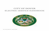 Electric Service Handbook.pdf - Amazon Web Services · CITY OF DOVER . ELECTRIC ... Protection & Safety Requirement Specific to ThreePhase Synchronous 30 Generators, ... this handbook