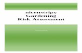 nicenstripy Gardening Risk Assessment Gardening... · Index (Change date to suit) Page 0 of 2 [Company address] nicenstripy Gardening Risk Assessment